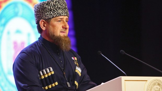 Chechen regional leader Ramzan Kadyrov.
