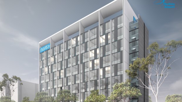 The new hotel at Sydney Airport to be managed by Mantra Group.