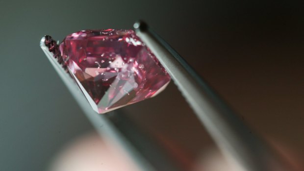 Rare pink diamonds can fetch world record prices.