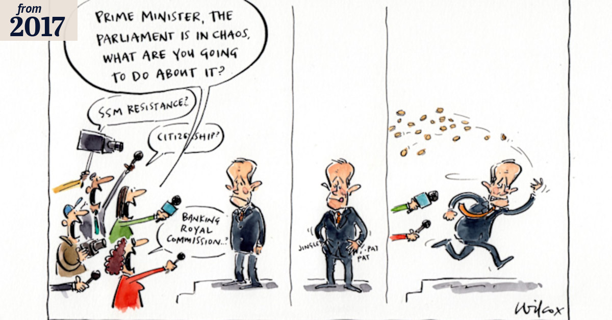 Historical echoes in Malcolm Turnbull's political machinations
