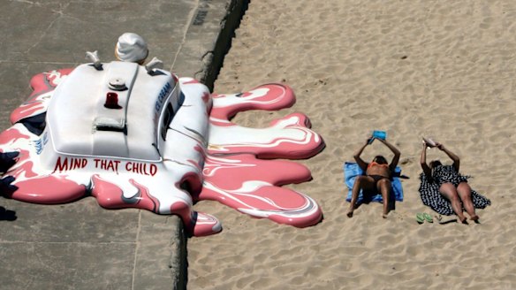 Hot with a Chance of a Late Storm by The Glue Society and James Dive at Sculpture by the Sea in 2006.