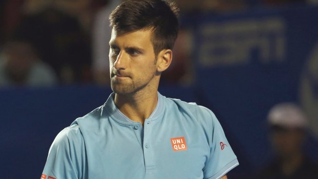 Lost his edge? Novak Djokovic.