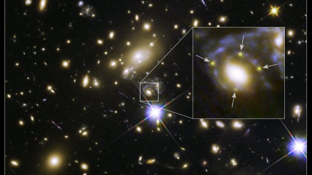 Hubble captures a supernova.