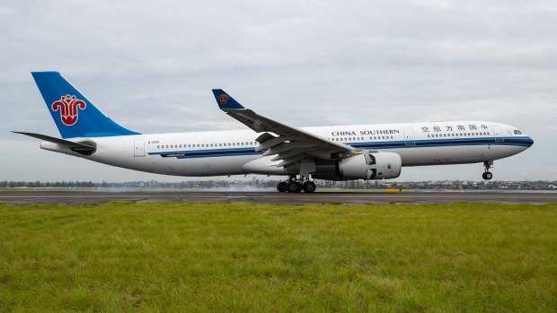 One of China Southern's Airbus A330s.