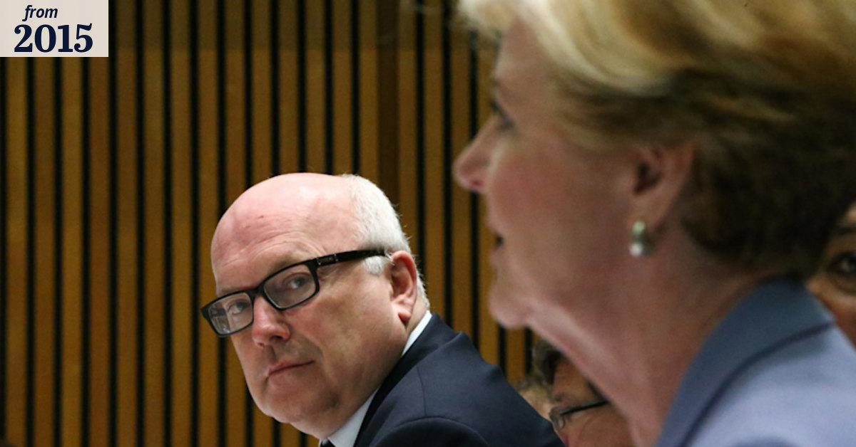 AFP decides not to investigate George Brandis' role in Gillian Triggs saga