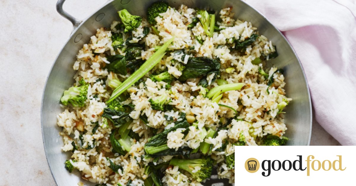 Adam Liaw's green vegetable fried rice