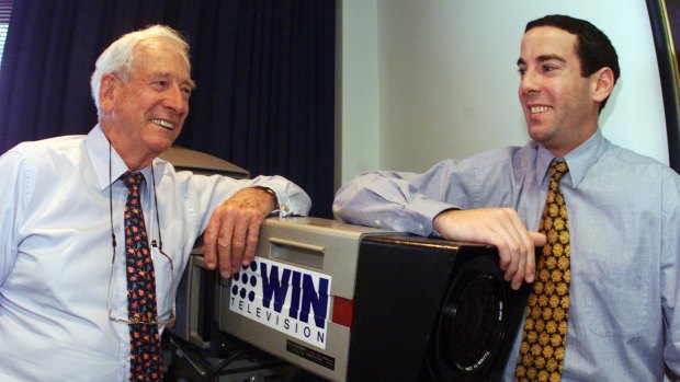 Bruce Gordon (left) and his son Andrew Gordon run regional broadcaster WIN Television and own a 14.96 per cent stake in Network Ten. 