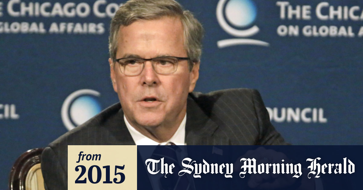 Jeb Bush draws on, distances himself from family name