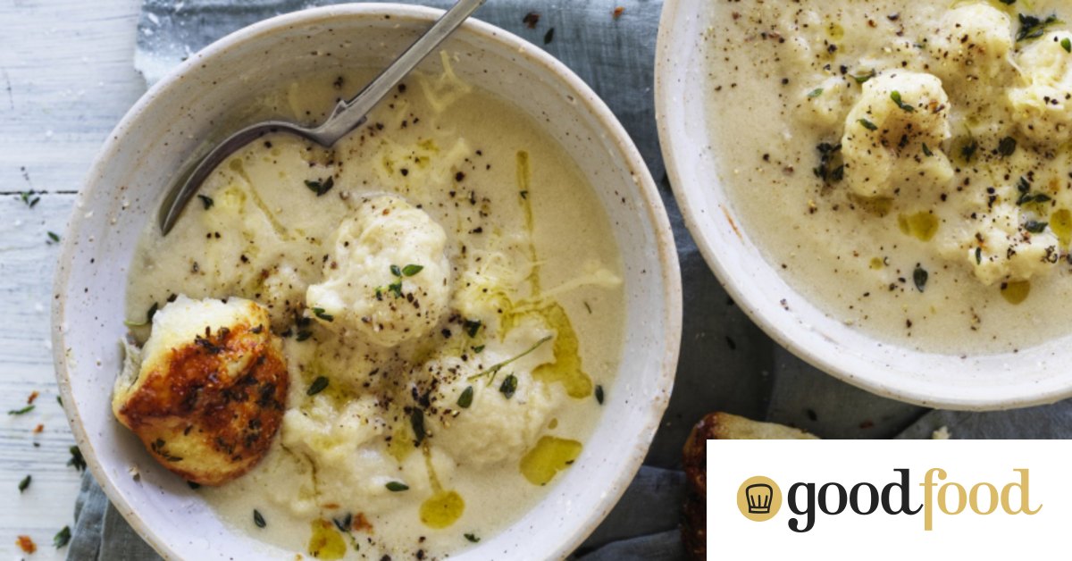 Cauliflower and cheese soup