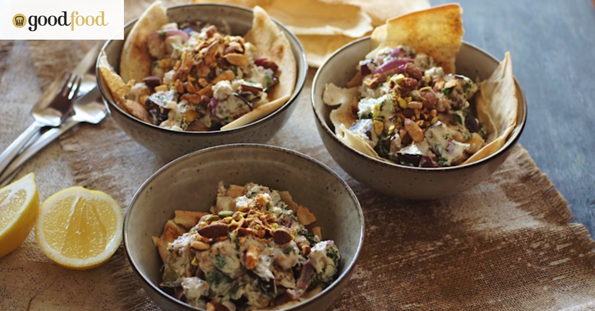 Eggplant and chickpea fetteh