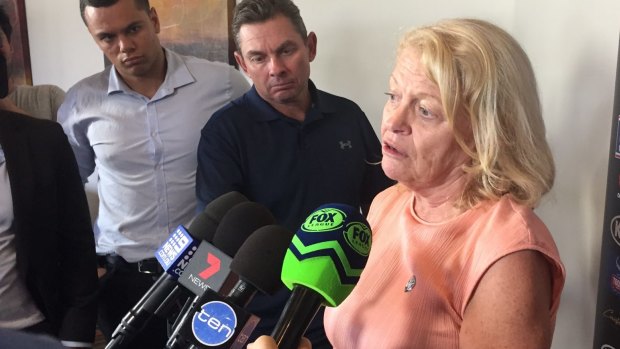 Peacemaker: Lynne Anderson calls for unity after winning the acrimonious Canterbury Bulldogs election.