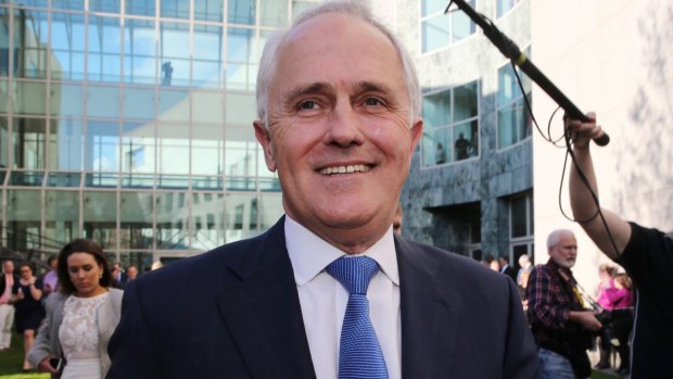 Malcolm Turnbull called for the spill after question time.