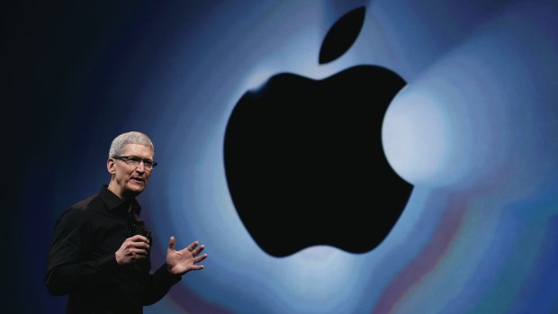 Apple's shares were up 2.6 per cent at $US116.65 after Goldman Sachs added the iPhone maker to its "conviction buy" list.