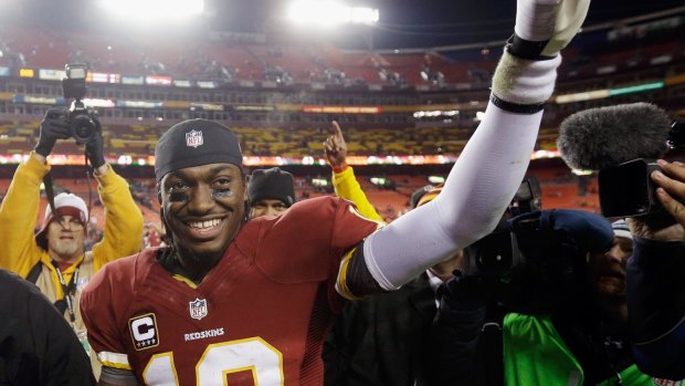 Washington Redskins quarterback Robert Griffin III.