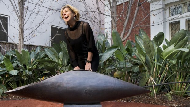 Robyne Latham's sculpture stands in front of the Darebin City Council in Preston: The artist has praised the council's support of the Aboriginal community.