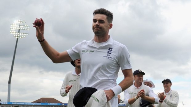 Jimmy Anderson took his best Ashes innings figures at Edgbaston on day one.