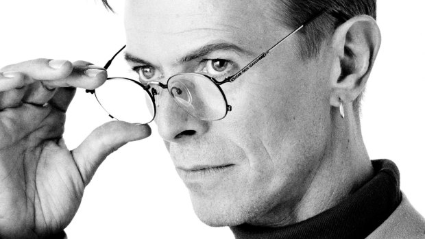 David Bowie, photographed in the book <i>Speed of Life</i>. 
