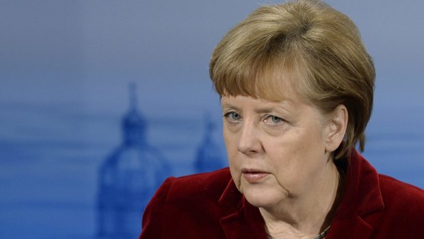 German Chancellor Angela Merkel faces a crucial test as crises converge on Europe.