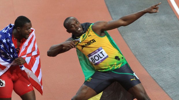 Superstar: Usain Bolt is the reigning 100m Olympic champion.