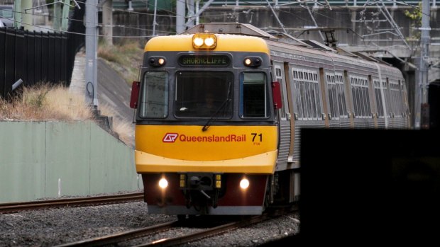 A man has been charged with public nuisance after an incident on a train at Thornside station.