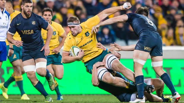 Wallabies' Izack Rodda will take to the field for his Test debut.