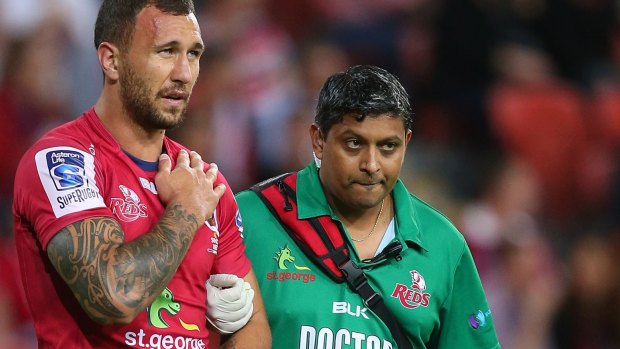 Refreshed not crocked: Quade Cooper has hardly played for the Reds over the past two seasons.
