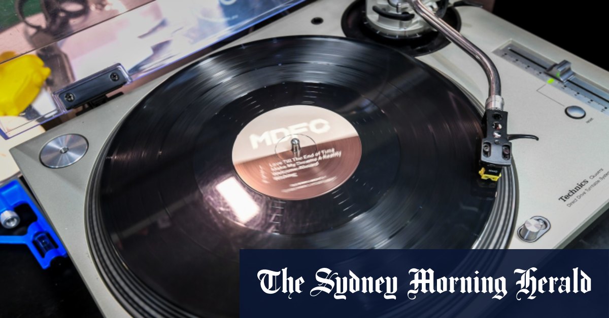 Tables turned: Melbourne is home to the country's first automated vinyl pressing plant in 30 years.