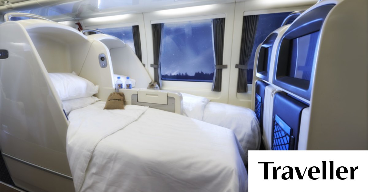Cairns to Brisbane, Spirit of Queensland rail journey Sleeping on a