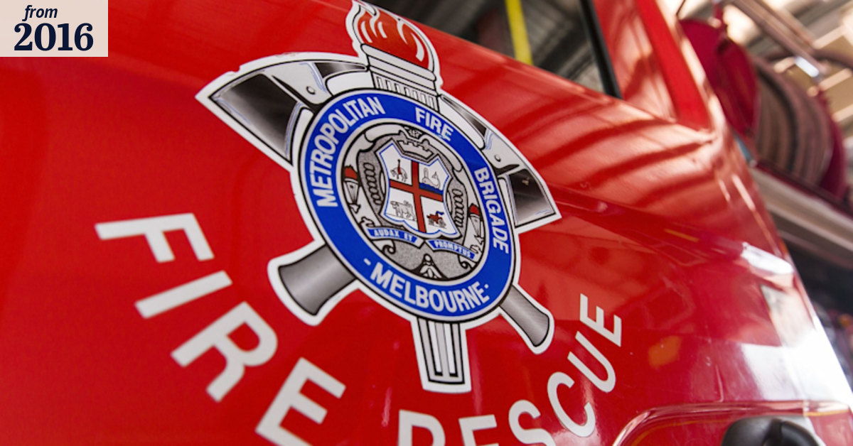 Collins Street building evacuated after fire