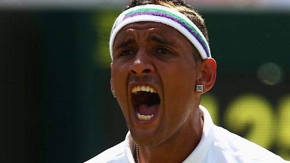Controversial year: Nick Kyrgios.