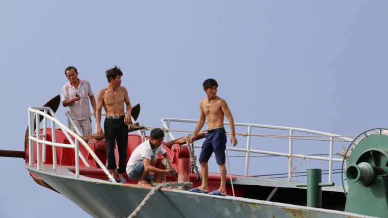 768px x 432px - South China Sea: sleepy port town is base for Beijing's 'little blue men'
