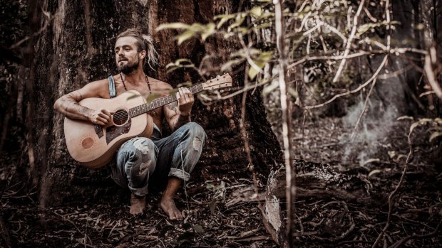 Xavier Rudd waits for stories to "arrive" rather than sitting down to write.