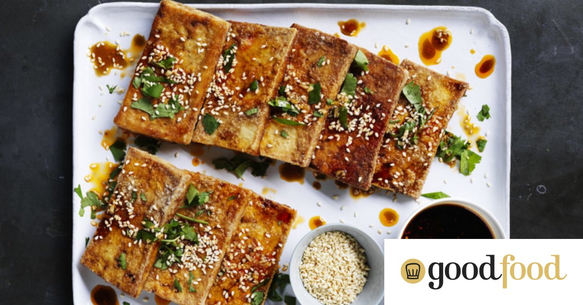 Adam Liaw's soymarinated tofu with chilli and black vinegar