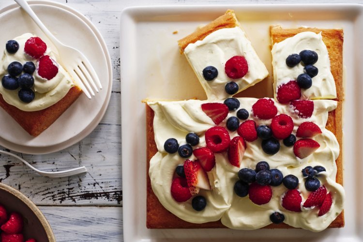 Adam Liaw's easy tres leche cake.