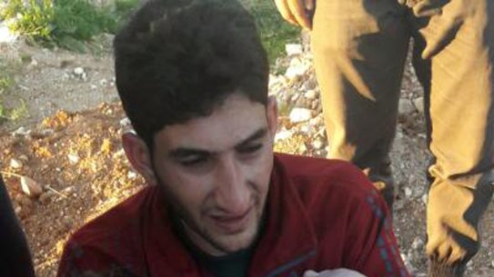 Abdulhamid al-Youssef holds his twin babies who were killed during a suspected chemical weapons attack in Khan Sheikhoun town, in the province of Idlib, Syria