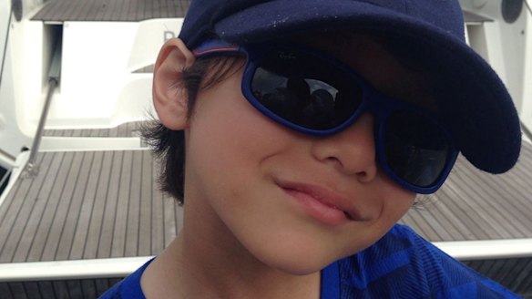 Still missing: Aussie boy Julian Cadman.