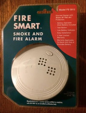 First trade complete: the Metcard is swapped for an unused smoke alarm.