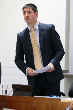 The Liberals' Andrew Wall: Concerned about discrimination cases against people who refuse to cater for same-sex weddings.
