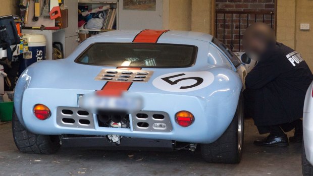 A Ford GT40 was one of the cars seized by the AFP.