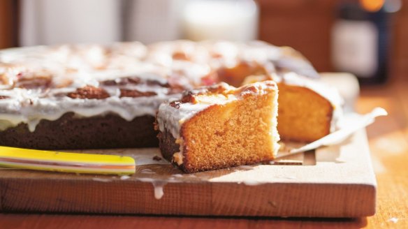 Delicately flavoured: Orange and honey melt-and-mix cake. 