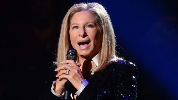 Barbra Streisand rocks the natural look.