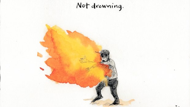 The government's empty "saving lives" rhetoric skewered. Illustration by Cathy Wilcox.