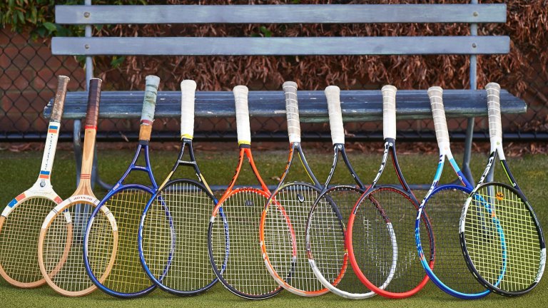 tennis racket material evolution
