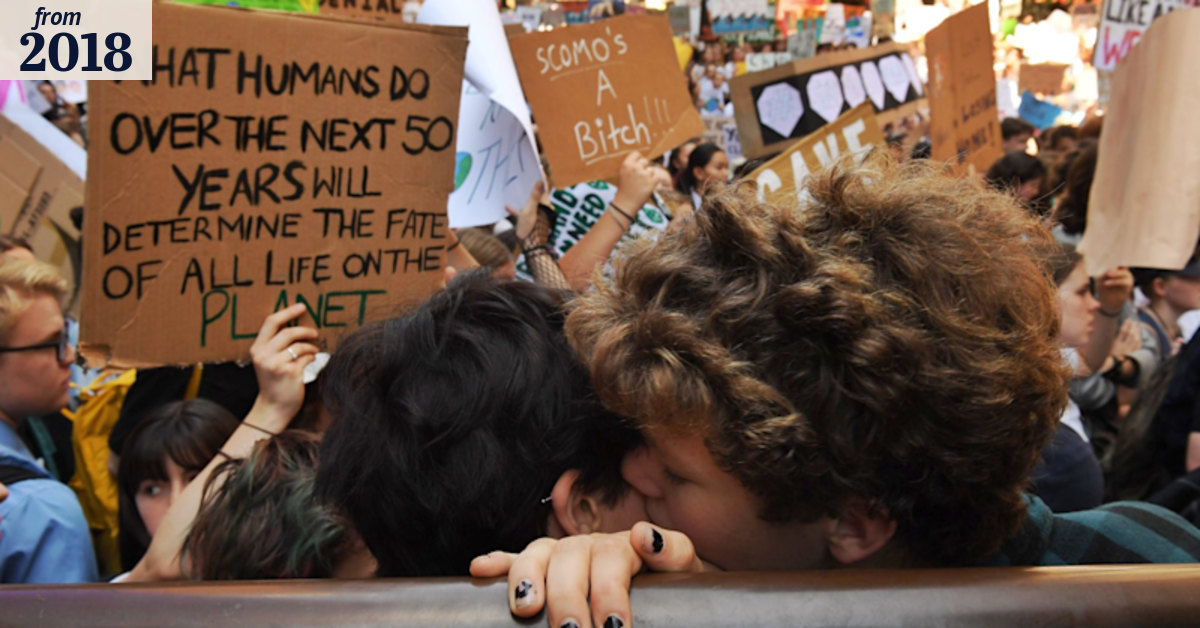 Students protest at inaction on climate change