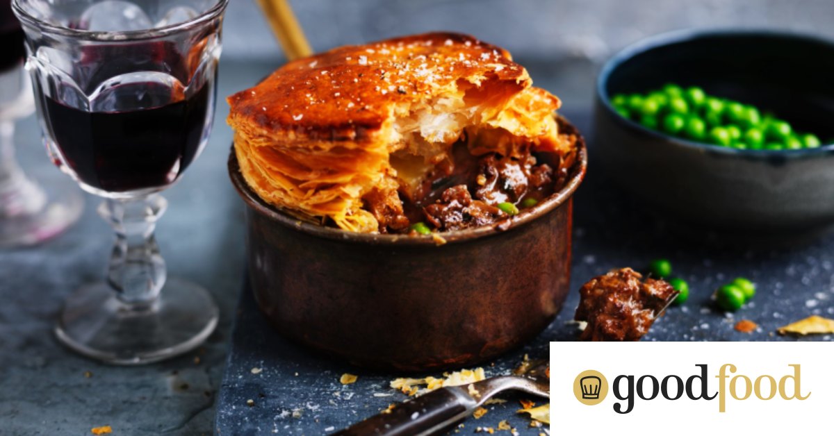 Beef pie recipe: Beef chuck and pea pies