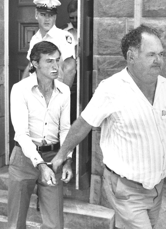 David Birnie leaves the Supreme Court in Perth after being sentenced.