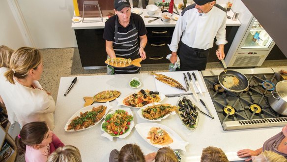 Learn to cook seafood like a pro at Port Lincoln Seafood Cooking School.