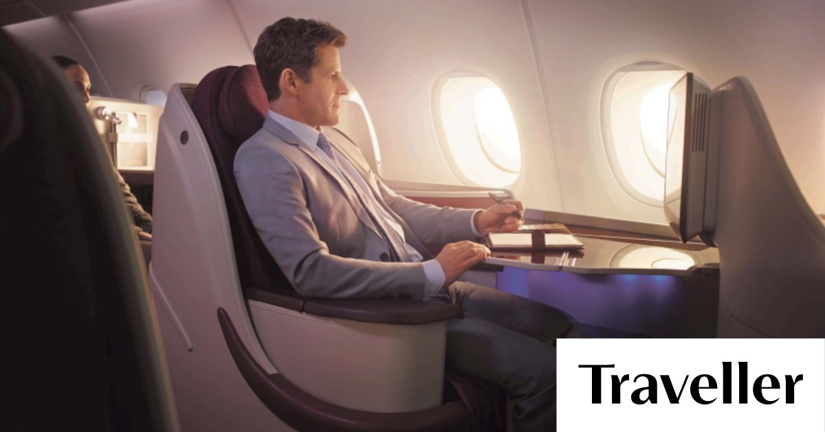 Airline review Qatar Airways Airbus A380800 business class, Doha to