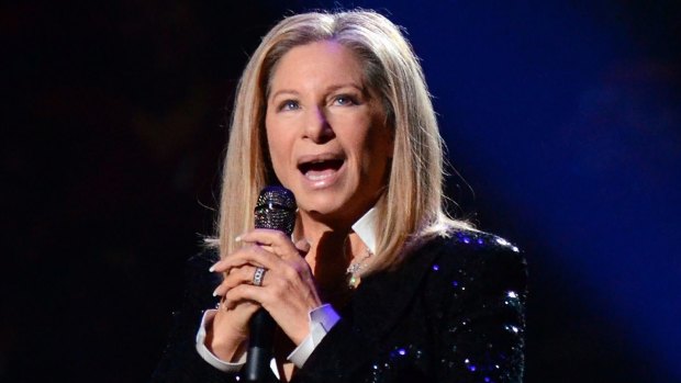 Barbra Streisand rocks the natural look.