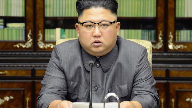 North Korea's leader Kim Jong-un. China has ordered North Korean companies operating in China  to close by January. 